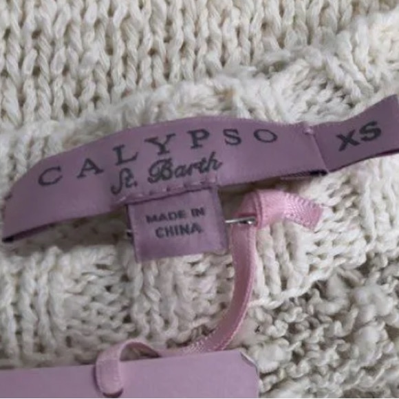 NWT $375 [Calypso St. Barth] Long Sleeve Nolia Striped Sweater Women’s Size XS - Picture 5 of 10